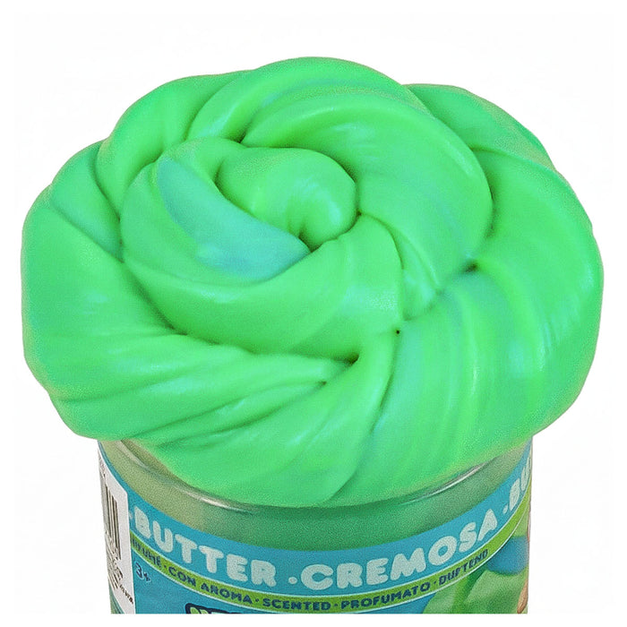 SlimyGloop Neon Butter Twist Green Slime Pot 