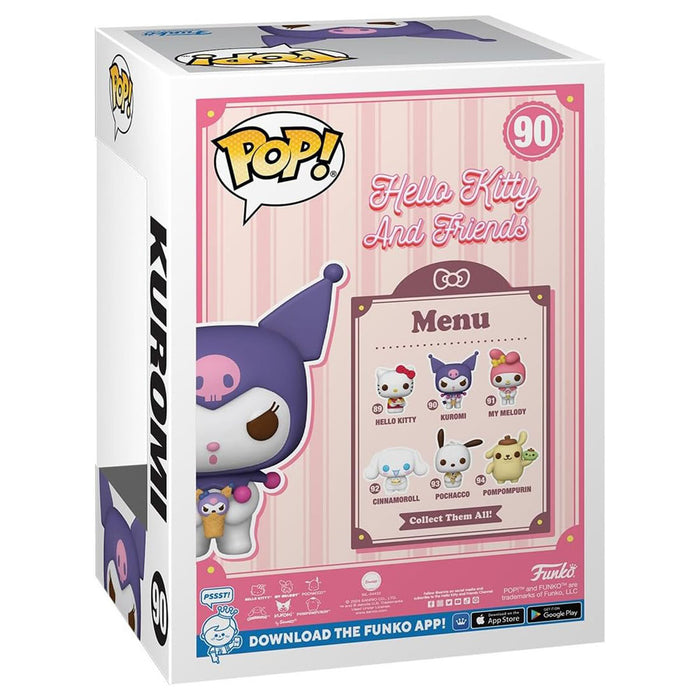 Funko Pop! Hello Kitty and Friends: Kuromi (Ice Cream) Vinyl Figure #90