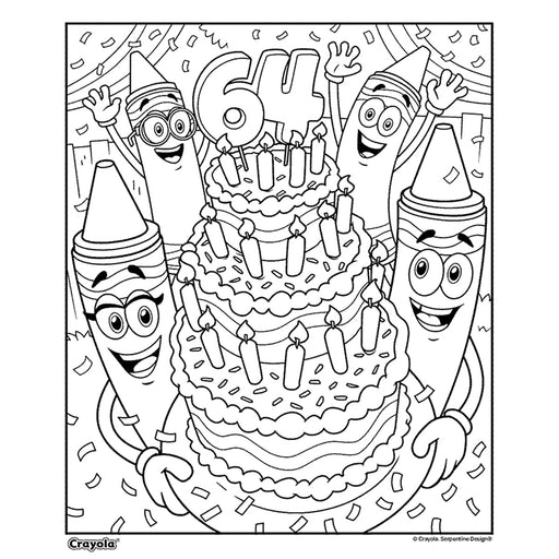 Crayola Colouring Book (64 Pages)