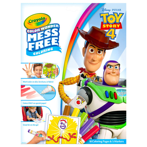 Crayola Color Wonder Mess Free Colouring Pack - Toy Story 4