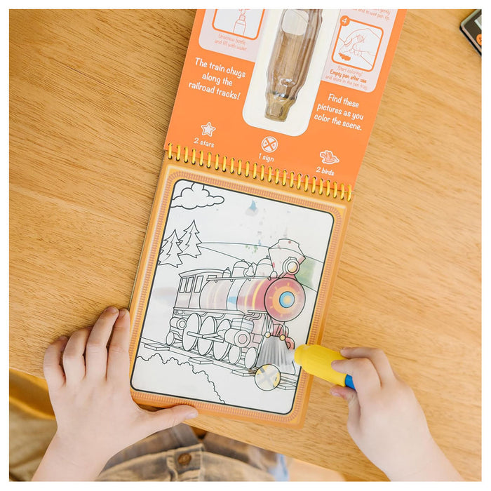 Melissa & Doug On the Go Water Wow! Vehicles Colouring Pad