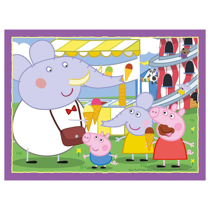 Ravensburger Peppa Pig Fun Day Out 4 in a Box Jigsaw Puzzles