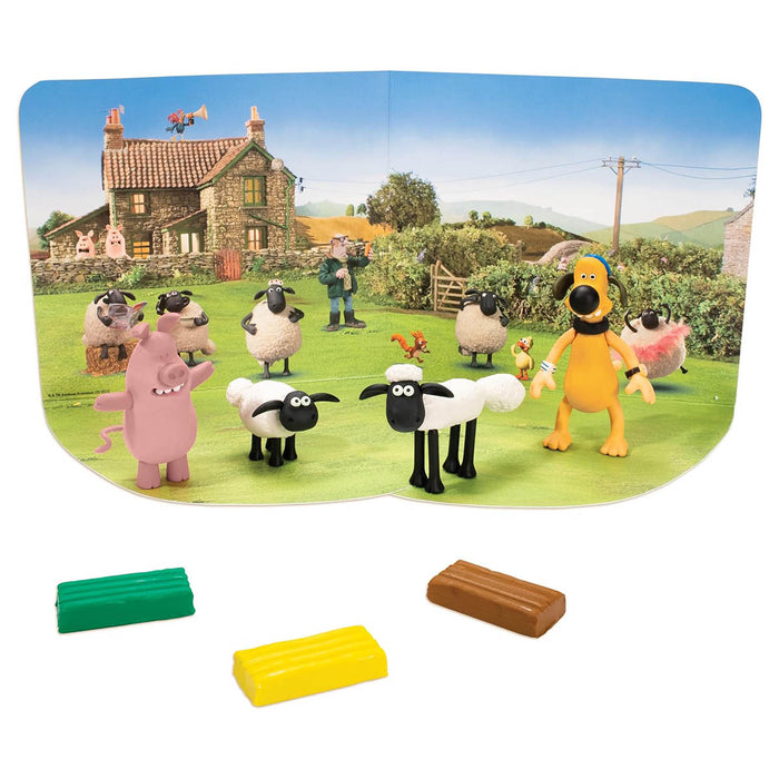 Plasticine Shaun The Sheep Model Maker Farmyard Fun Kit