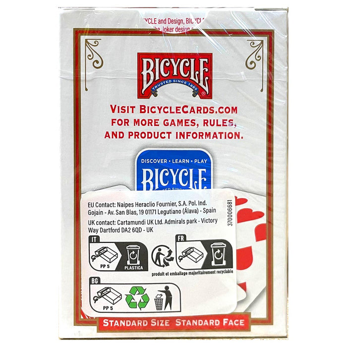 Bicycle Double Back Magic Deck Standard Playing Cards Red/Blue