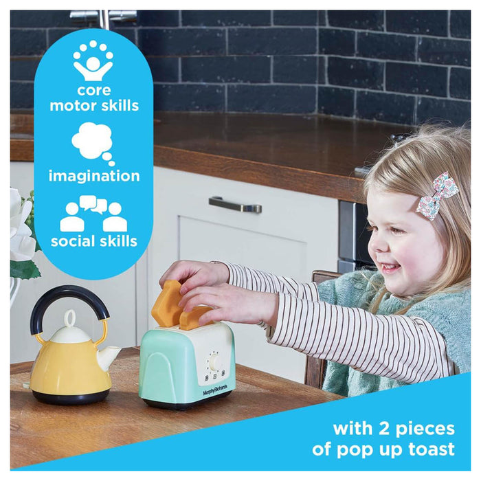 Casdon Morphy Richards Toaster Kettle Set Roleplay Toy — Booghe