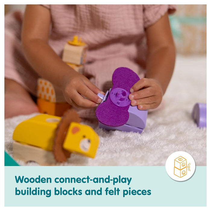 Melissa & Doug Blockables Safari Animals Building Set