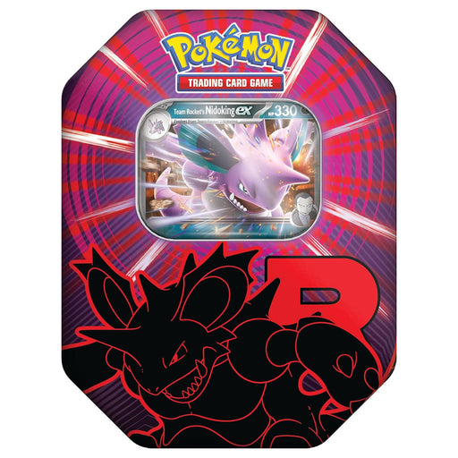 Pokemon TCG: Team Rocket Tin - Team Rocket's Nidoking ex