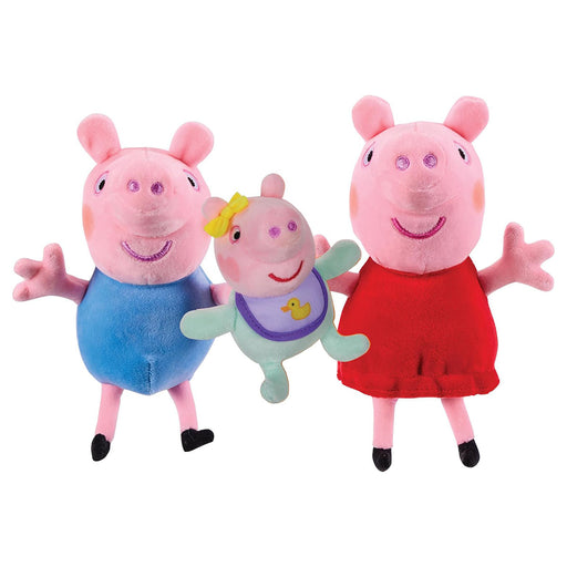 Peppa Pig Peppa, George & Evie Plush (3 Pack)
