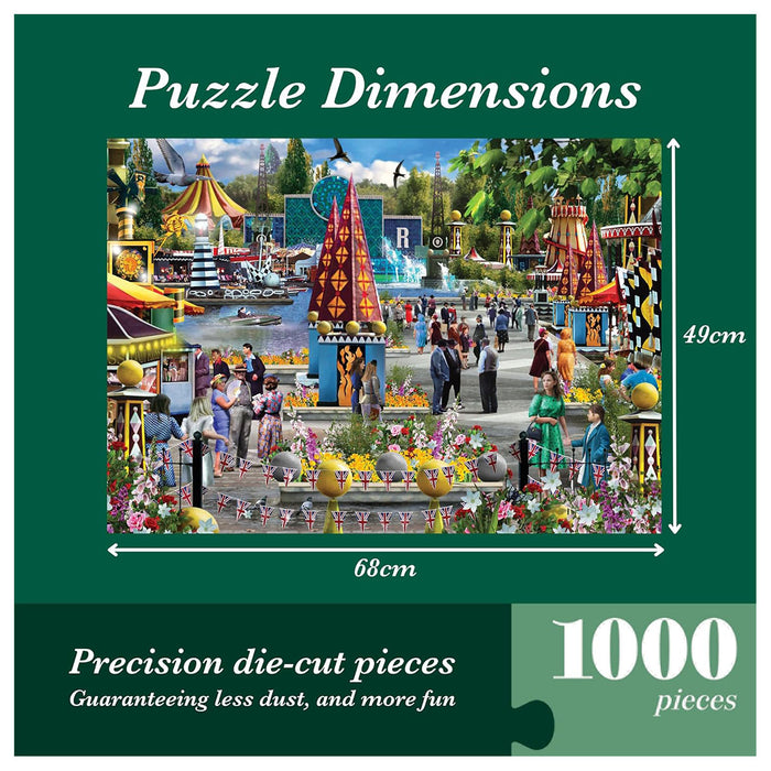 Falcon de luxe Festival of Britain 1000 Piece Jigsaw Puzzle