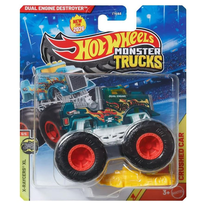 Hot Wheels Monster Trucks X-Racers Dual Engine Destroyer Truck 5/5
