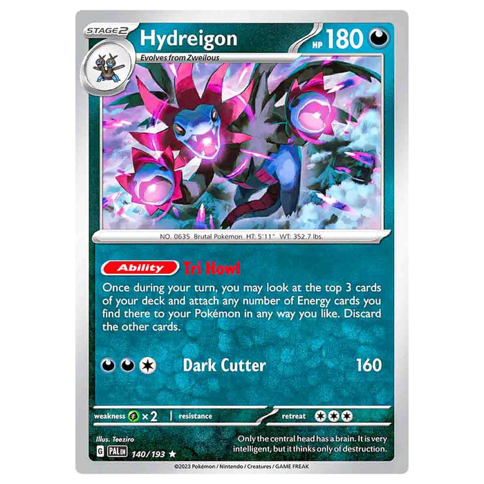 Pokémon Trading Card Game: Scarlet & Violet 4: Paradox Rift: Checklane Display Hydreigon