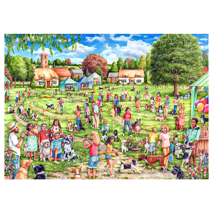 Gibsons The Village Dog Show 1000 Piece Jigsaw Puzzle