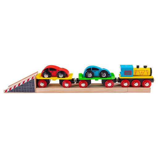 Bigjigs Rail Wooden Train Car Loader