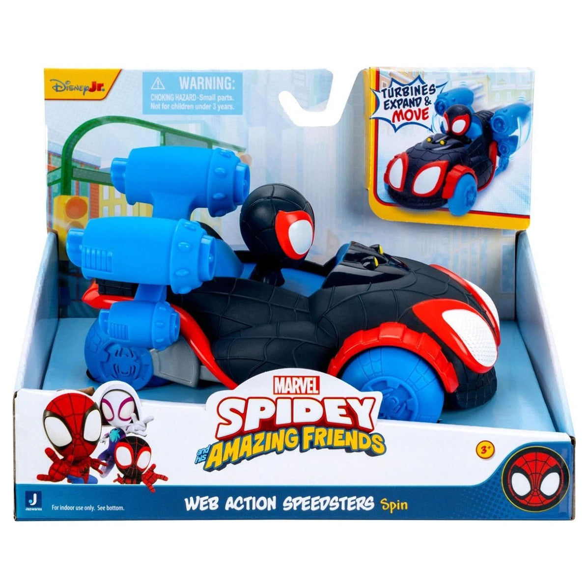 Marvel Spidey and his Amazing Friends: Web Action Speedsters Spin Vehi ...