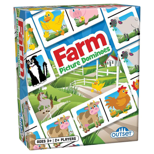 Farm Picture Dominoes Game