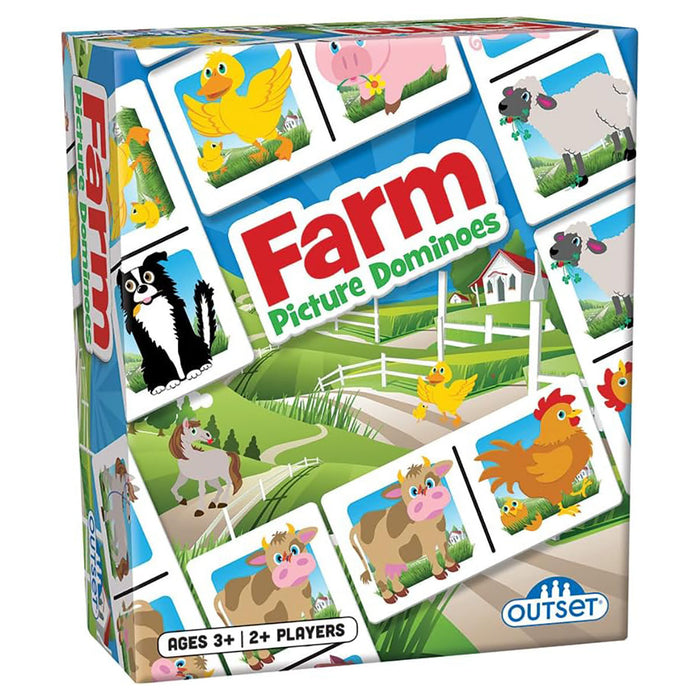 Farm Picture Dominoes Game