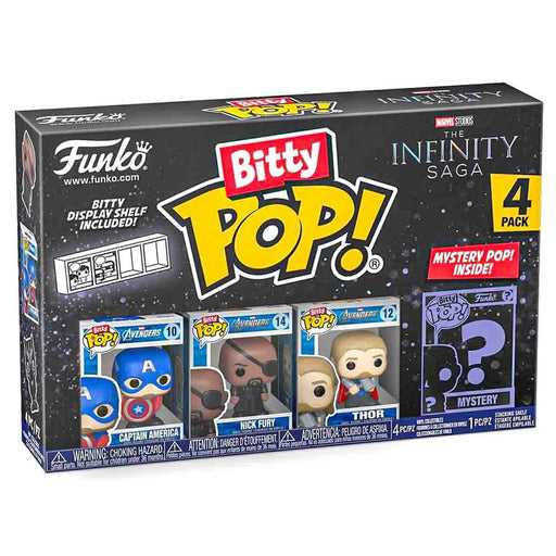 Funko Bitty Pop! Marvel: The Infinity Saga Mini Figures Series 1 (4 Pack)