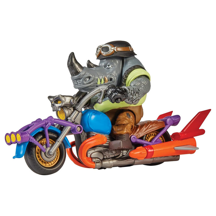 Teenage Mutant Ninja Turtles: Mutant Mayhem: Chopper Cycle with Rocksteady Figure