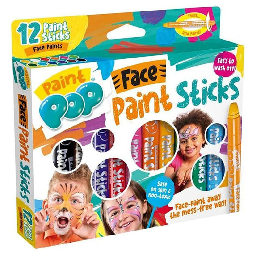 Paint Pop Face Paint Sticks (12 Pack)