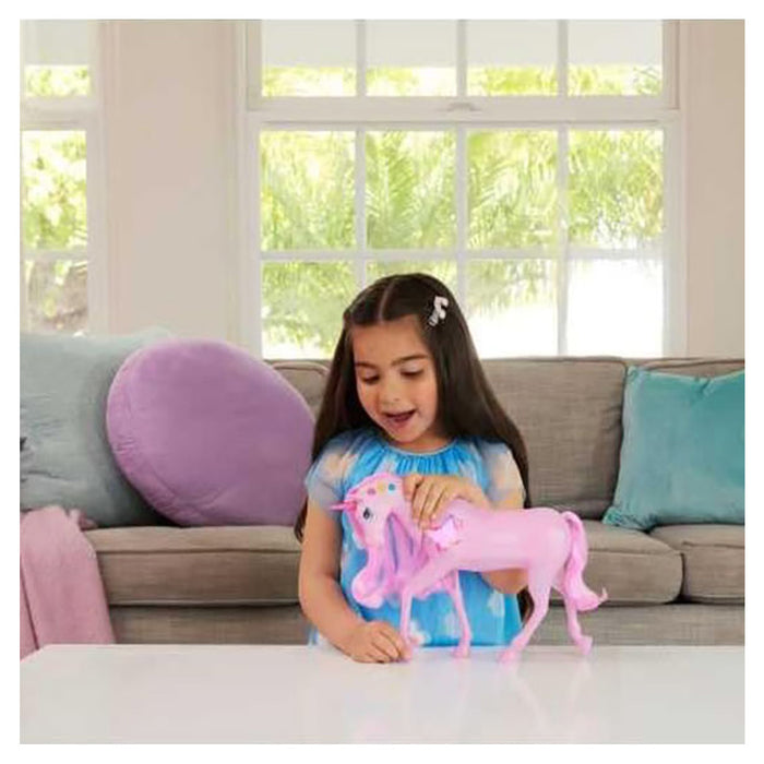 Barbie Sparkle Lights Unicorn Figure 