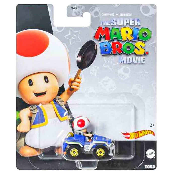 Hot Wheels Mario Kart Super Mario Bros Movie Toad HKD58 | Shopee Brasil