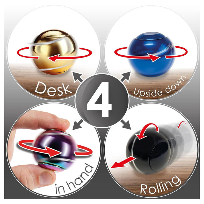 Bopster Spin Ball Spinner Blue Fidget Toy