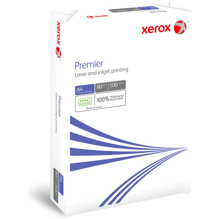 Xerox Premier Laser and Ink Jet Printing A4 Paper 80gsm 500 Sheets