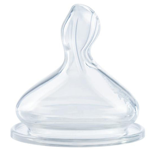 NUK First Choice Silicone Teat Size 1 Small Hole (Pack of 2)