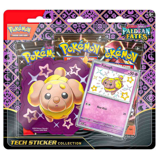 Pokemon Trading Card Game: Scarlet & Violet 4.5: Paldean Fates Tech Sticker Collection - Fidough