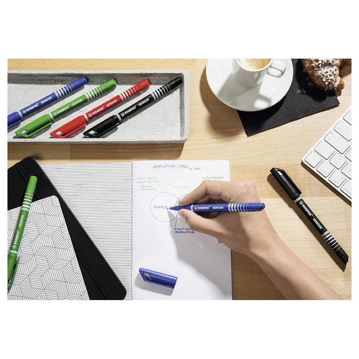 STABILO SENSOR F fineliner Pens (8 Pack)