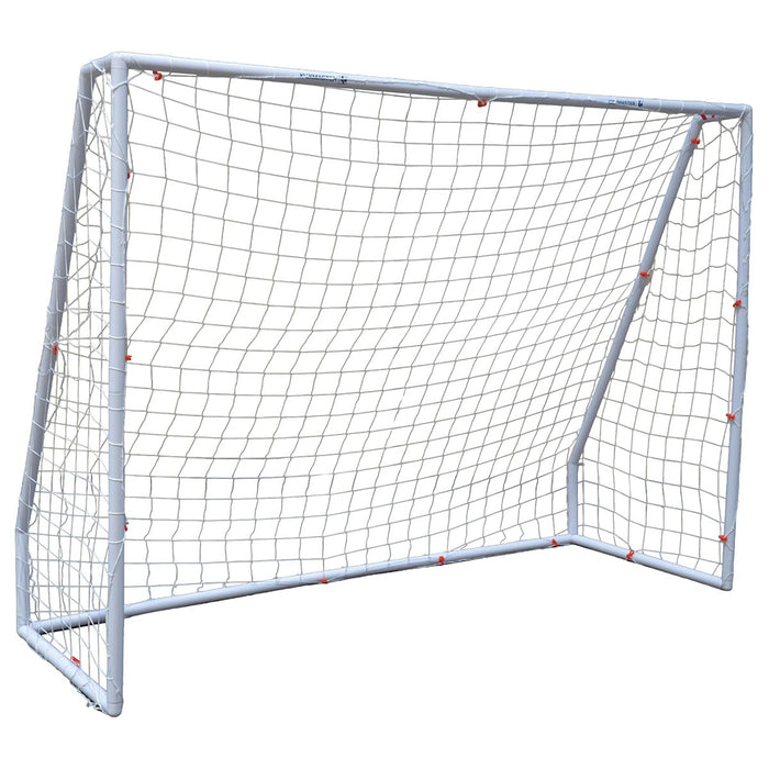 Kickmaster 8ft Football Goal 42mm UPVC Frame