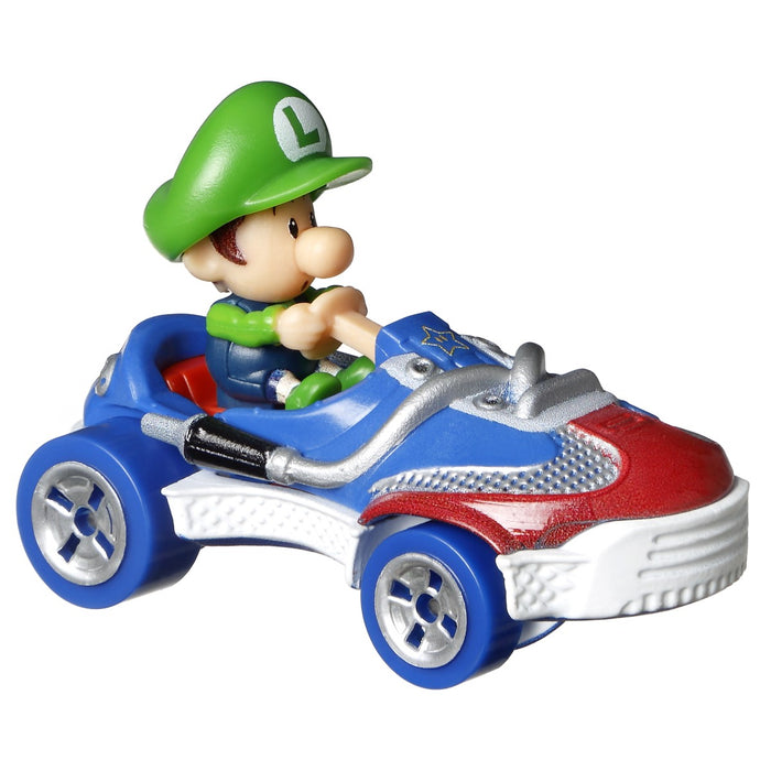 Hot Wheels Mario Kart Baby Luigi Sneeker Vehicle