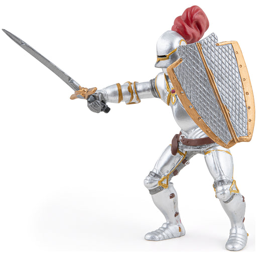 Papo Knight in Armour with Red Feather Figure
