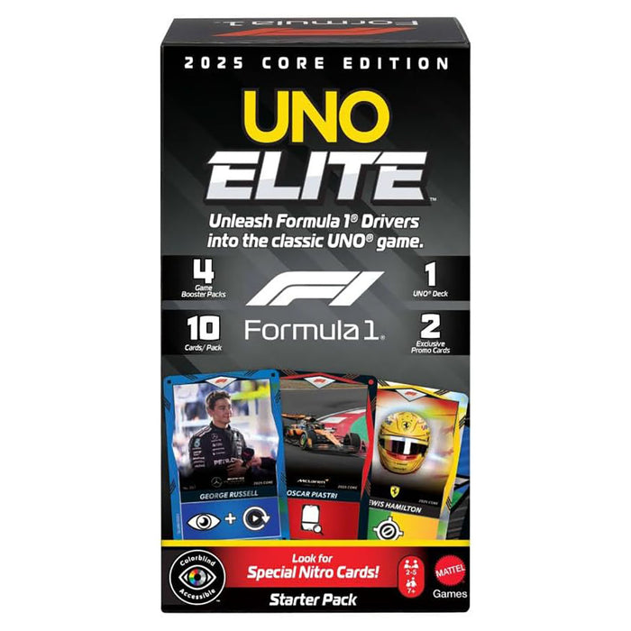 UNO Elite Formula 1 Starter Pack Card Game