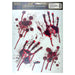 Halloween Bloody Hand Window Stickers