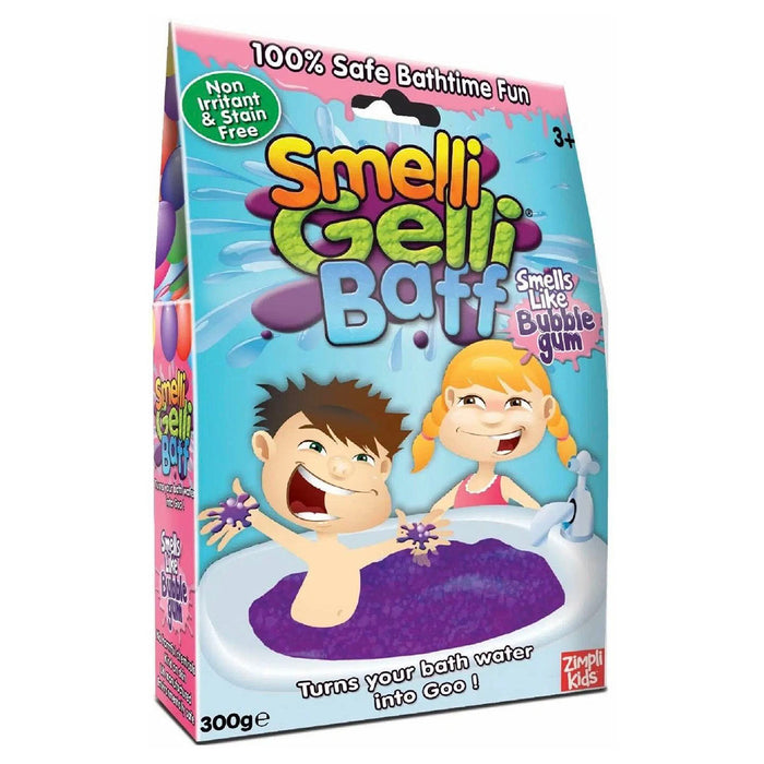 Zimpli Smelli Gelli Baff Bubblegum Scented Sensory Bath Fun