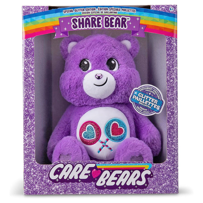 Care Bears Share Bear Special Glitter Edition 35cm Plush (UK Exclusive)
