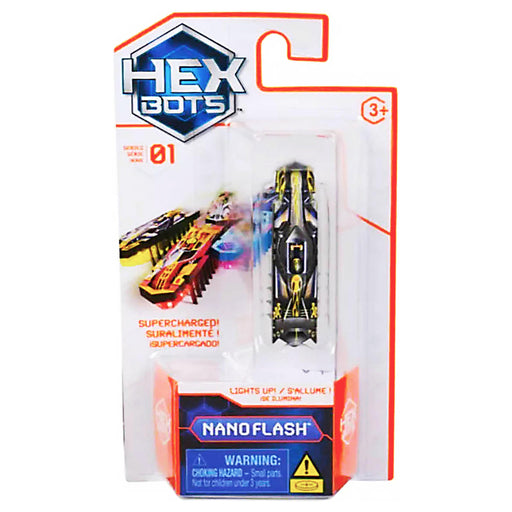 Hex Bots Nano Flash 01 Yellow Mini Robot Bug