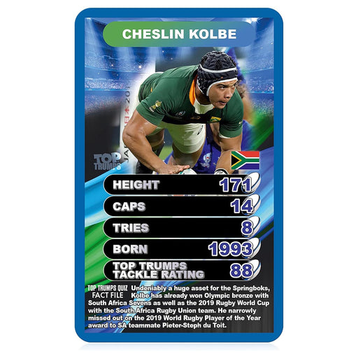 World Rugby Stars Top Trumps Card Game