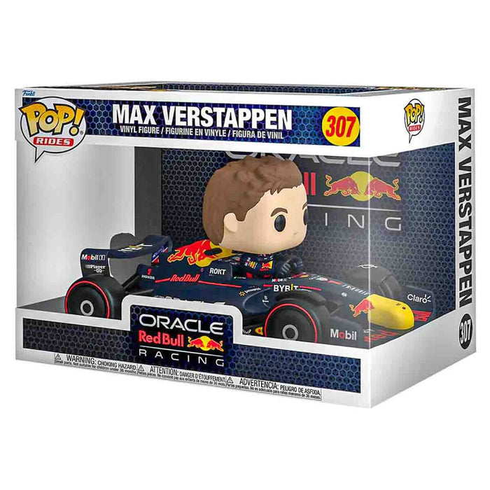 Funko Pop! Rides: Formula 1: Oracle Red Bull Racing: Max Verstappen Super Deluxe Vinyl Figure #307