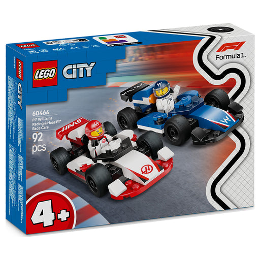 LEGO City F1 Williams Racing & Haas F1 Race Cars Buiding Set
