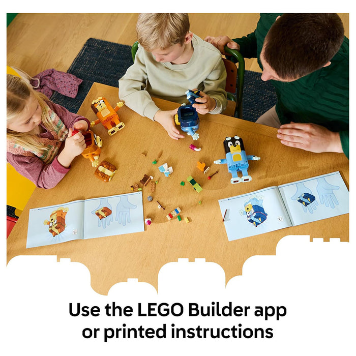 LEGO Bluey Brick-Built Bluey Family Building Set