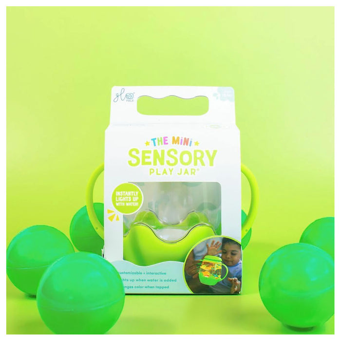 Glo Pals The Mini Sensory Play Jar Green