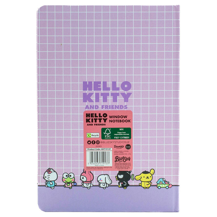 Hello Kitty and Friends Window A5 Notebook