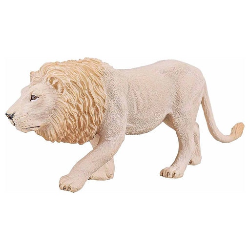 Mojo Wildlife White Male Lion Figure