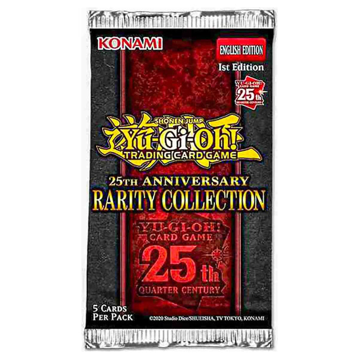 Yu-Gi-Oh! Trading Card Game 25th Quarter Century Rarity Collection Premium Booster Pack.