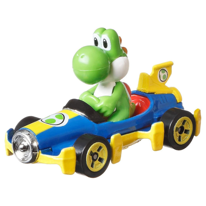 Hot Wheels Mario Kart Yoshi Mach 8 Die-Cast Car