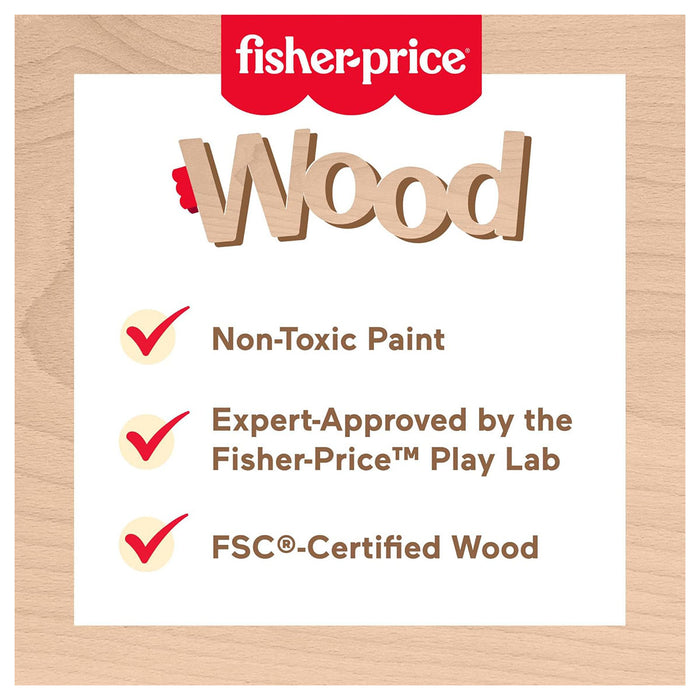 Fisher-Price Wooden Pots & Pans Set