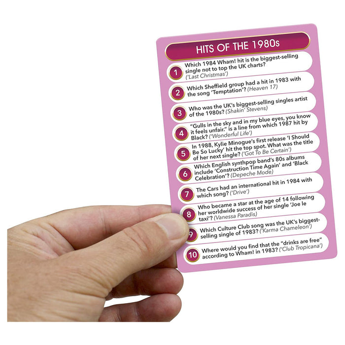 Top Trivia Music Card Game