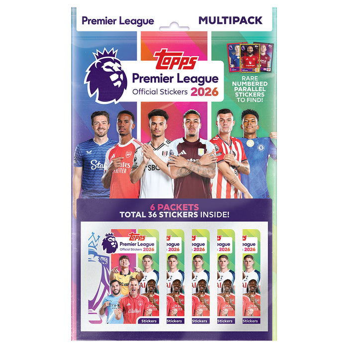 Topps Premier League 2026 Official Stickers Multipack